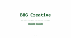 Desktop Screenshot of bhgcreative.com